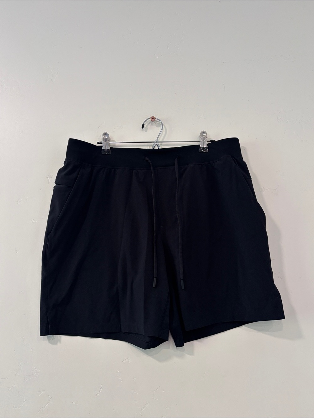 lululemon athletica Men's Black Athletic Drawstring Shorts